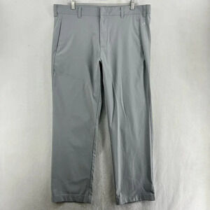 Adidas Golf Pants Men's Sz 36x30 Gray Ultimate 365 3-Stripes Straight Leg